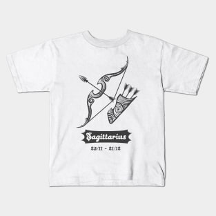 Zodiac signs of Sagittarius Kids T-Shirt
